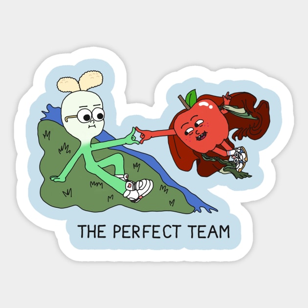 The Perfect Team Sticker by Owllee Designs